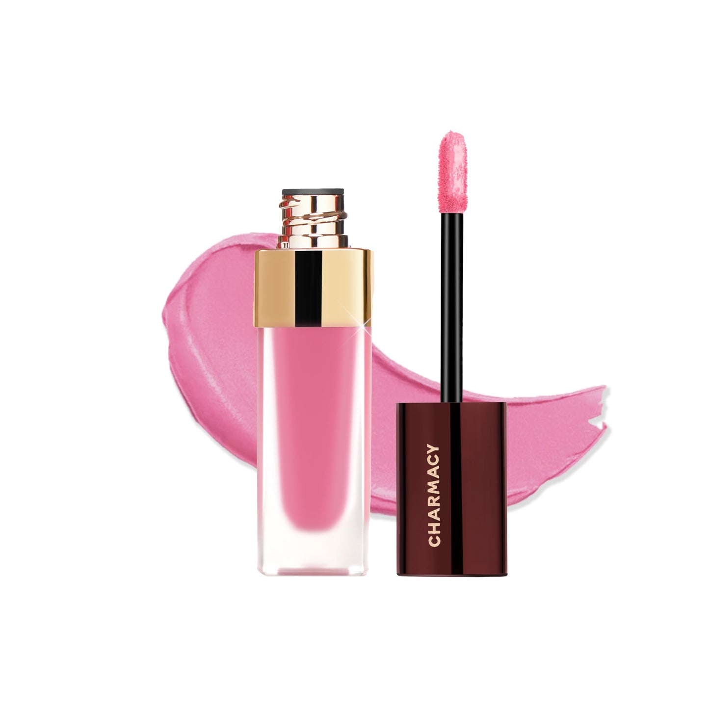 Charmacy Milano Stunning Longstay Liquid Lipstick (Bare Beauty 02) - 5.6 ml, Velvet Intense Matte Finish, 12 Hours, Smudge Proof Lipstick, WaterProof Lipstick, KissProof, One Swatch Application