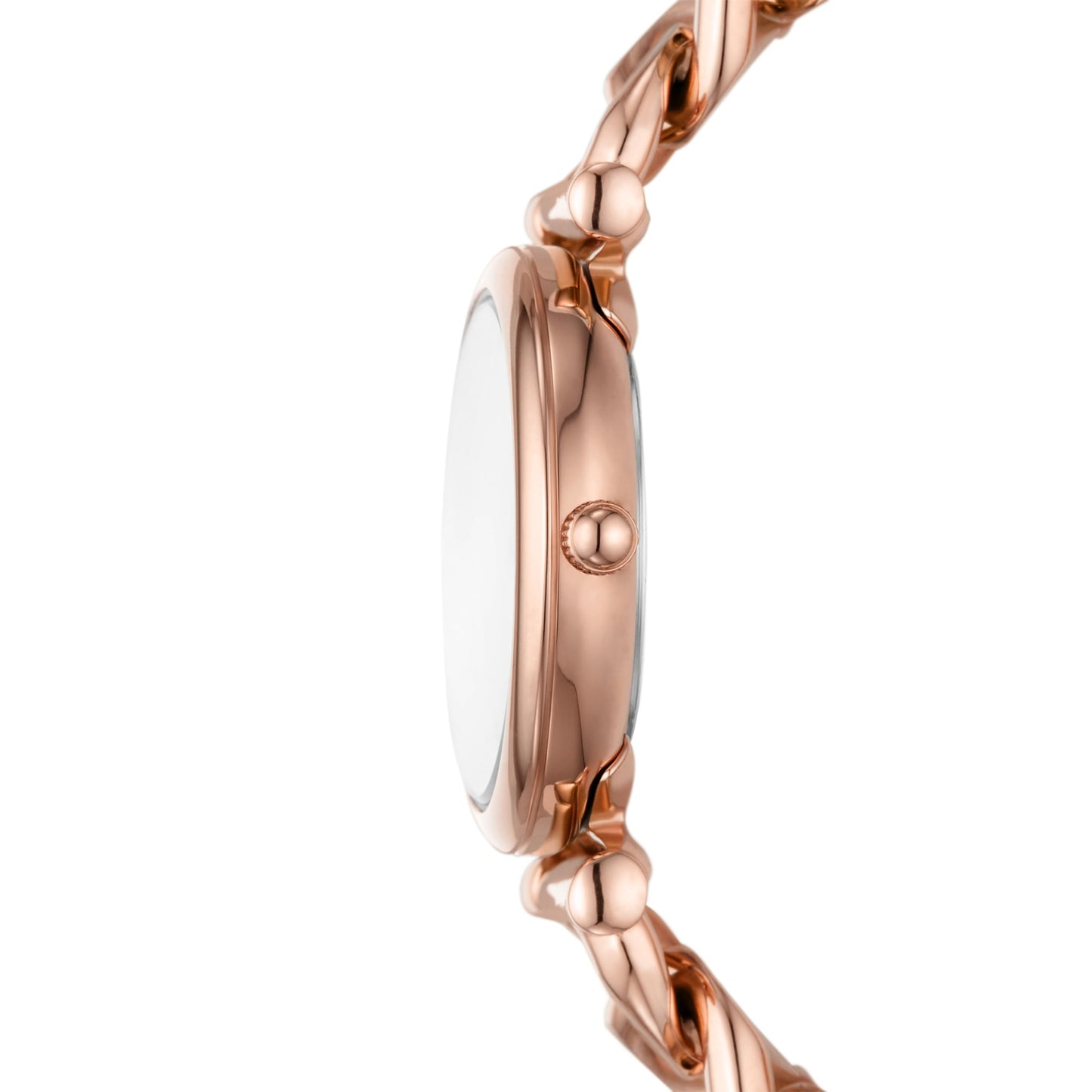 Fossil Stainless Steel Analog Rose Gold Dial Women Watch-Es5330, Bandcolor-Rose Gold