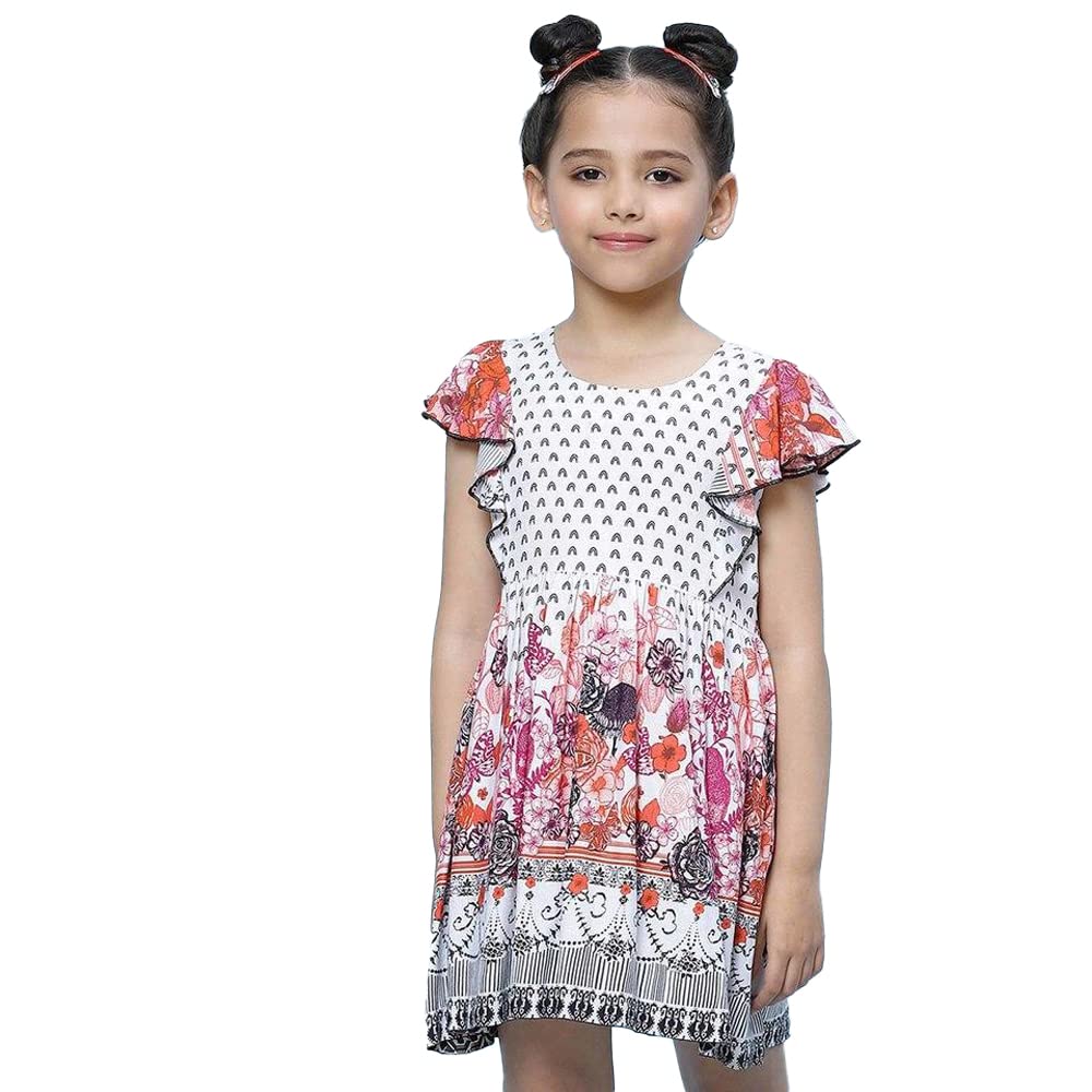 BIBA Girl Printed Kid(KW4542_White_5)