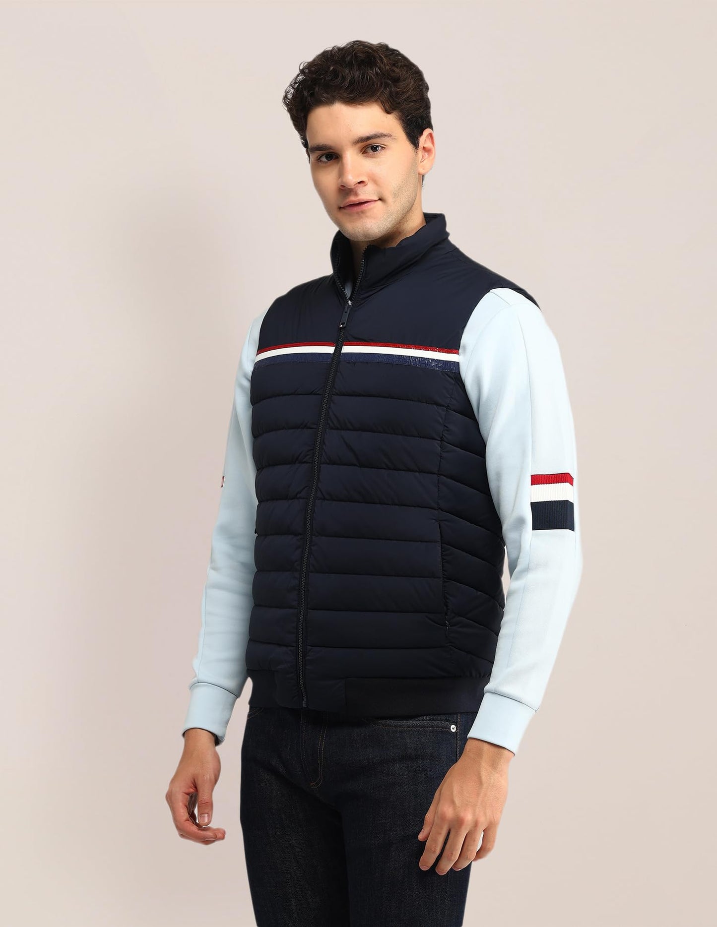 U.S. POLO ASSN. Men's A-Line Coat (USJCK524_Blue