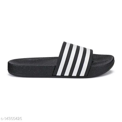 Bersache Men Black CasualCasual Slipper & Flipflop