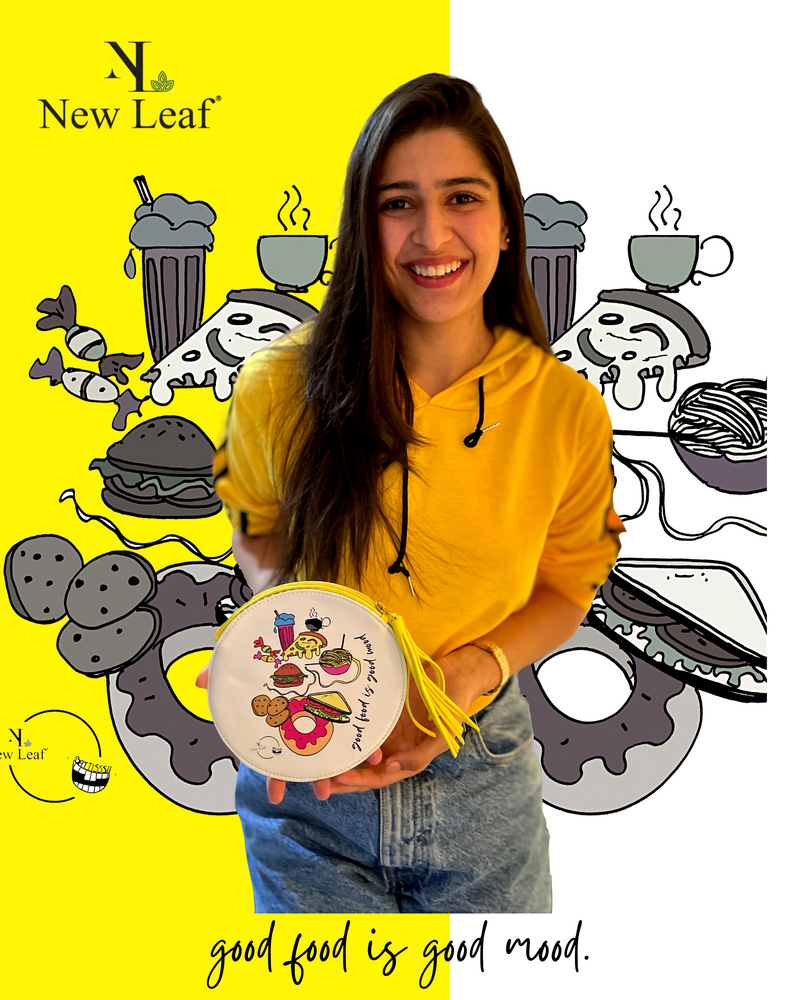 Good Food Is Good Mood - Doodle Pouch - SaumyasStore