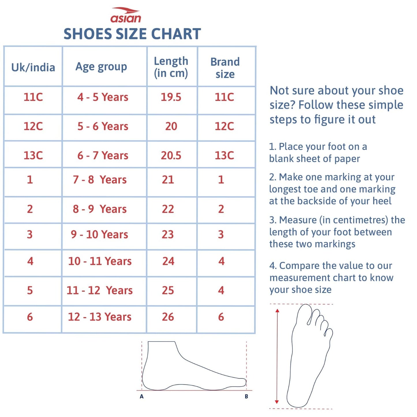 ASIAN Boy's YODHA-01 Sports Running,Walking Shoes with Lightweight Phylon Sole with Memory Form Casual Sneaker Shoes for Boy's Blue