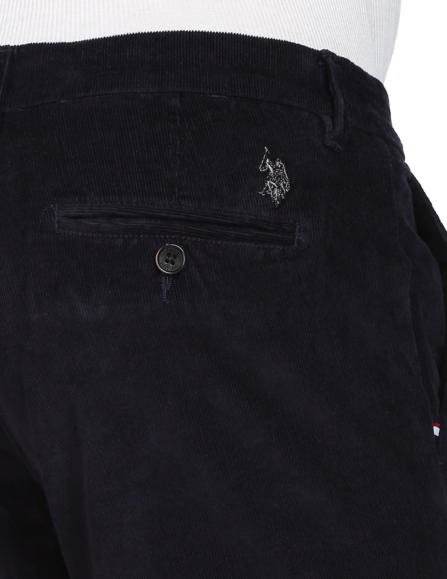U.S. POLO ASSN. Men's Slim Casual Pants (USTRO0523_Navy_34)