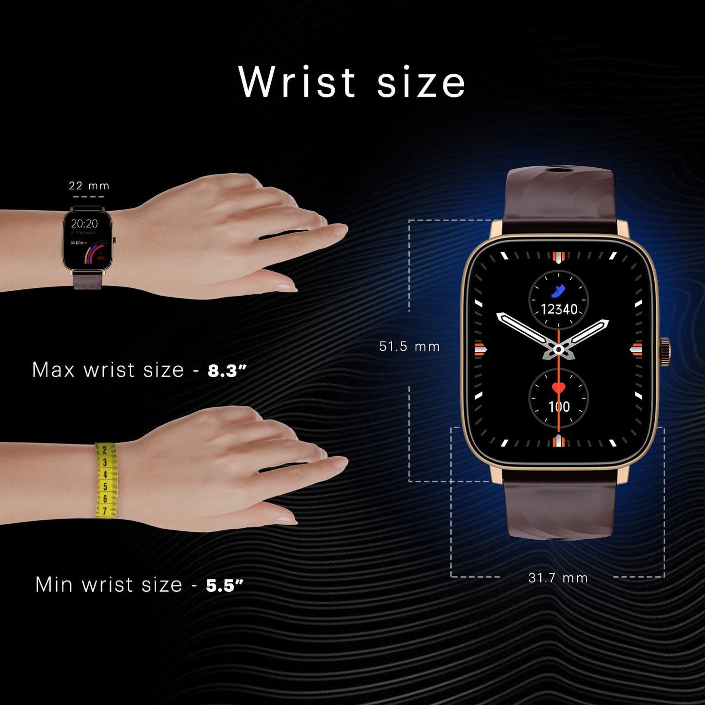 Noise Quad Call 1.81" Display, Bluetooth Calling Smart Watch, AI Voice Assistance, 160+Hrs Battery Life, Metallic Build, in-Built Games, 100 Sports Modes, 100+ Watch Faces (Deep Wine)