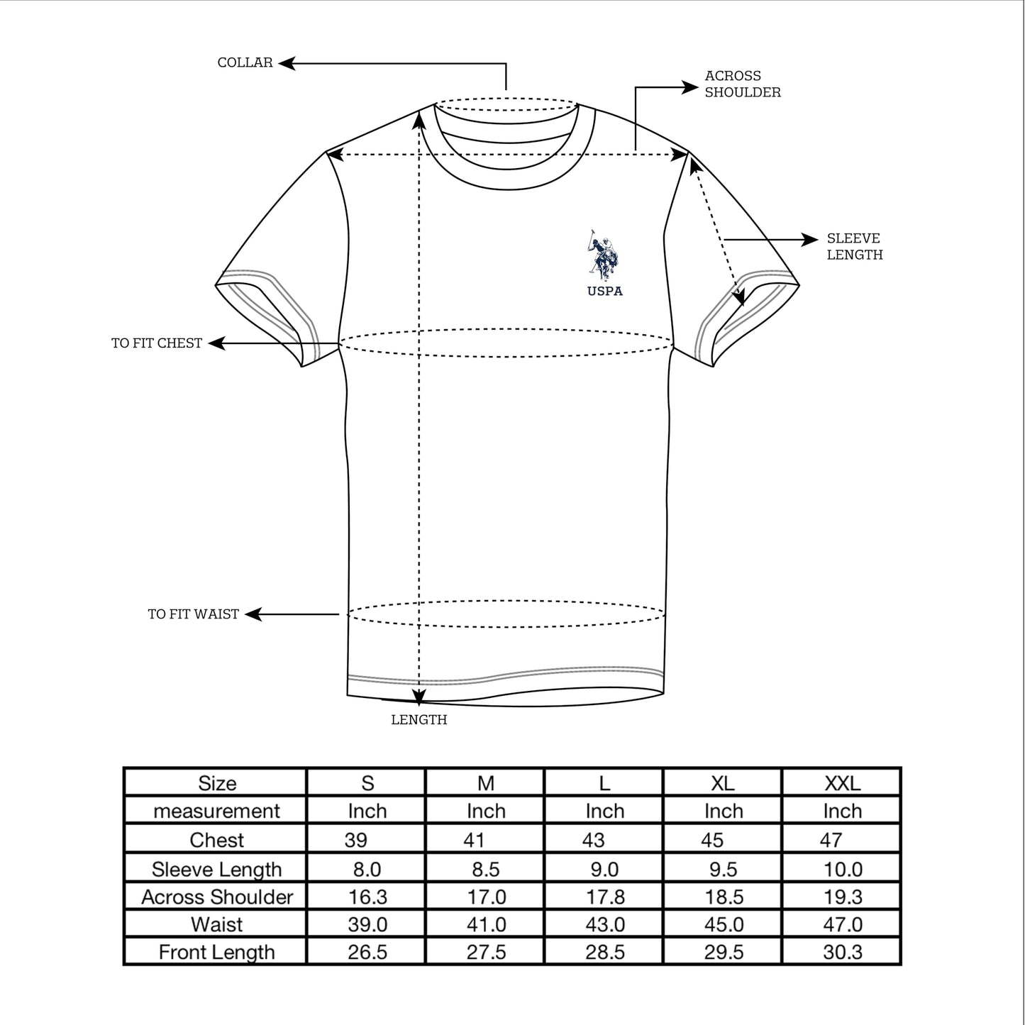 U.S. POLO ASSN. Men's Regular Fit T-Shirt (OEE08-PL_Breen