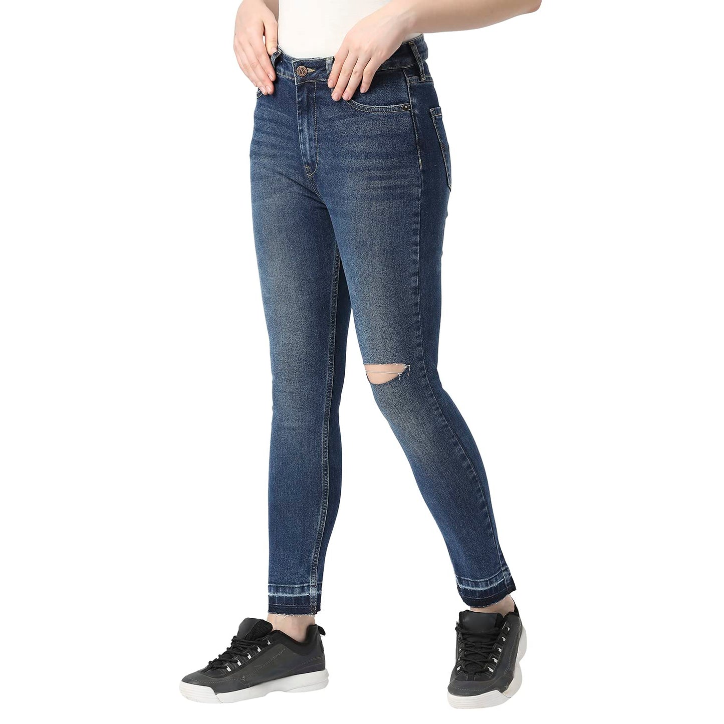 Pepe Jeans Women's High Rise Skinny Fit Jeans