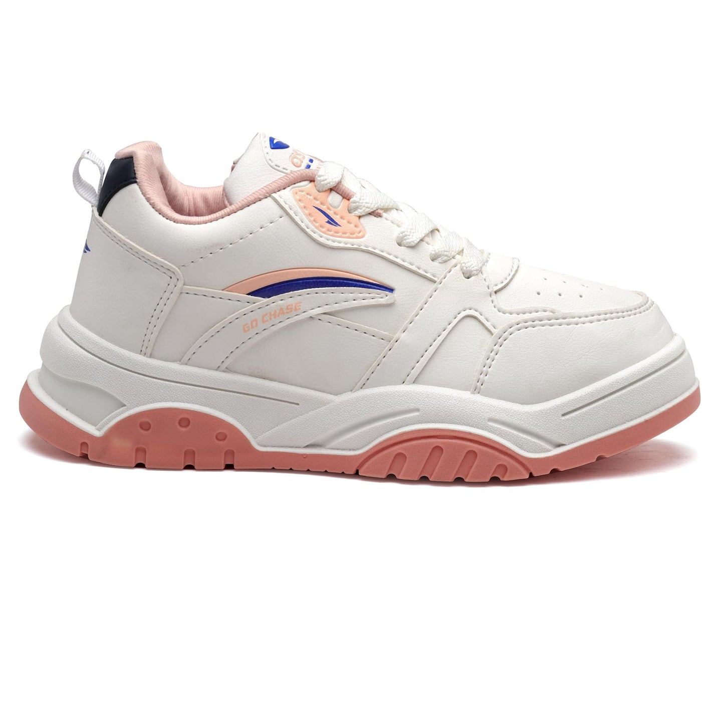 ASIAN Women NANCY-01 Sneakers and Casual wear Shoes with Laces, Lightweight and Comfortable Shoes for Parties, as Well as Gym and Sports for Women & Girls with Stylish Design (WTBABYPINK) -UK 8