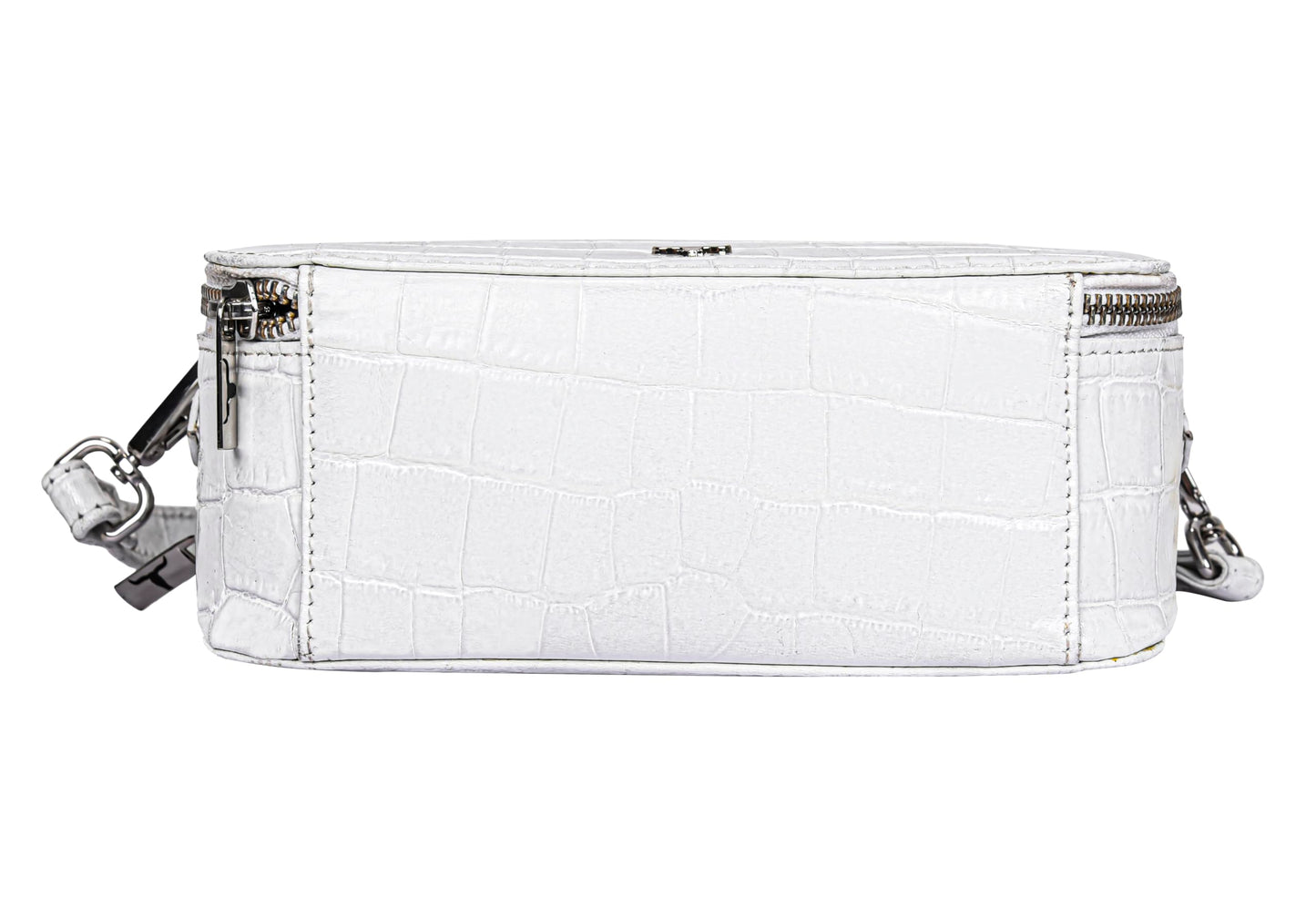 URBAN FOREST Emma Printed White Leather Sling Bag for Women