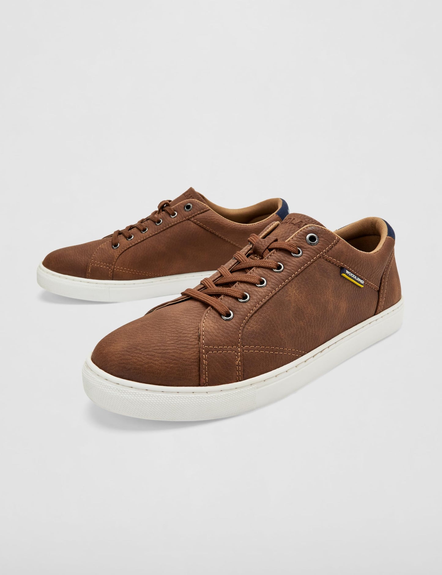 Woodland Men's Tan PU Casual Shoes-8 UK (42 EU) (SNK 4475022)