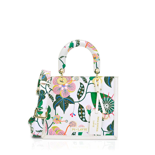 Lavie X Payal Singhal Limited Edition Women's Abutilon Small Box Satchel | Ladies Purse Handbag