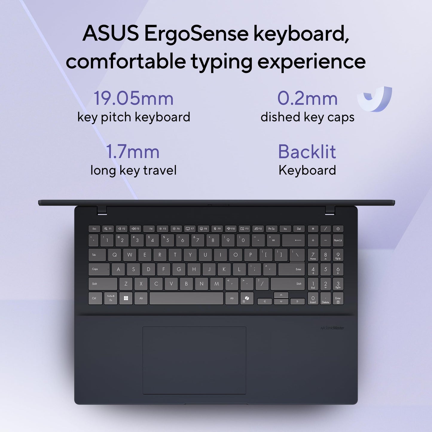ASUS Vivobook 16, Snapdragon X Processor,(Qualcomm Adreno iGPU/16GB RAM/512GB SSD/Windows 11 Home/MS Office 365 Basic (1Year)*/16" FHD+/AI PC/Quiet Blue/1.88 kg), X1607QA-MB049WS