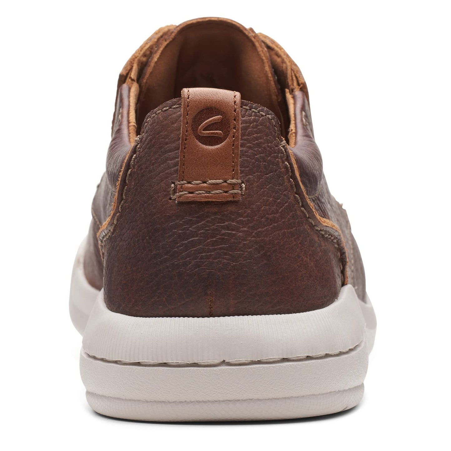 Clarks Men's Driftway Low Boat Shoe, Dark Tan Leather, 9