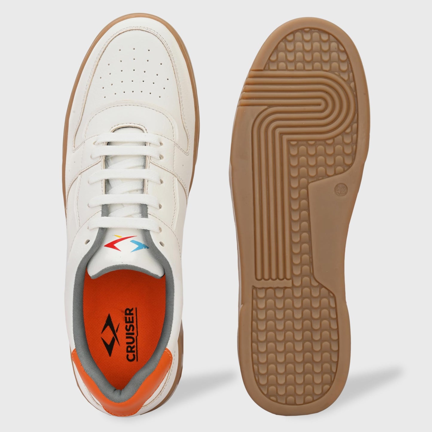 Cruiser Men's Atlas White Sneakers_8 UK (2512-5)