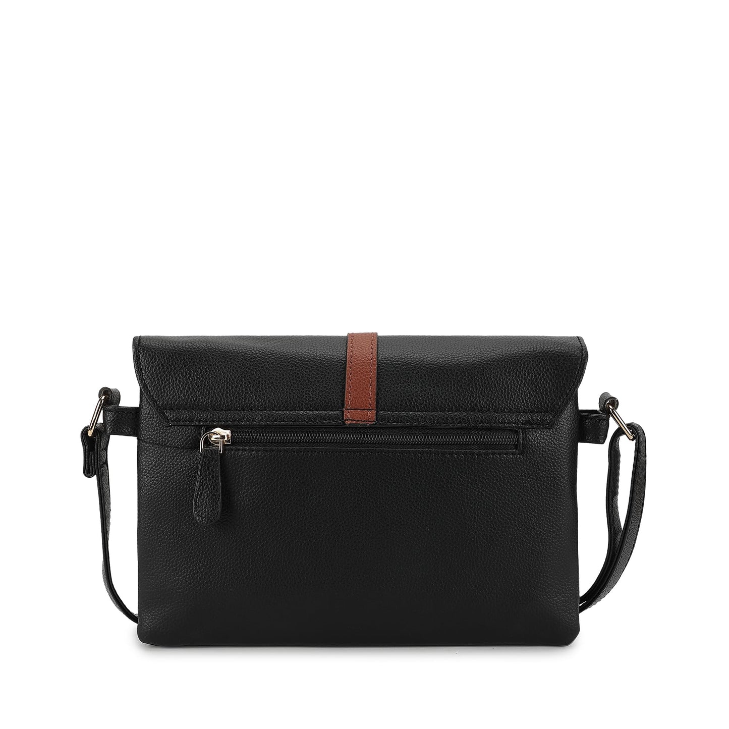 Fastrack Women Double Compartment Sling Bag with Side Zip Pocket | Adjustable Sling Belt, Inner Zip and Slip Pockets | Stylish Everyday Sling | Sling for Casual Carry