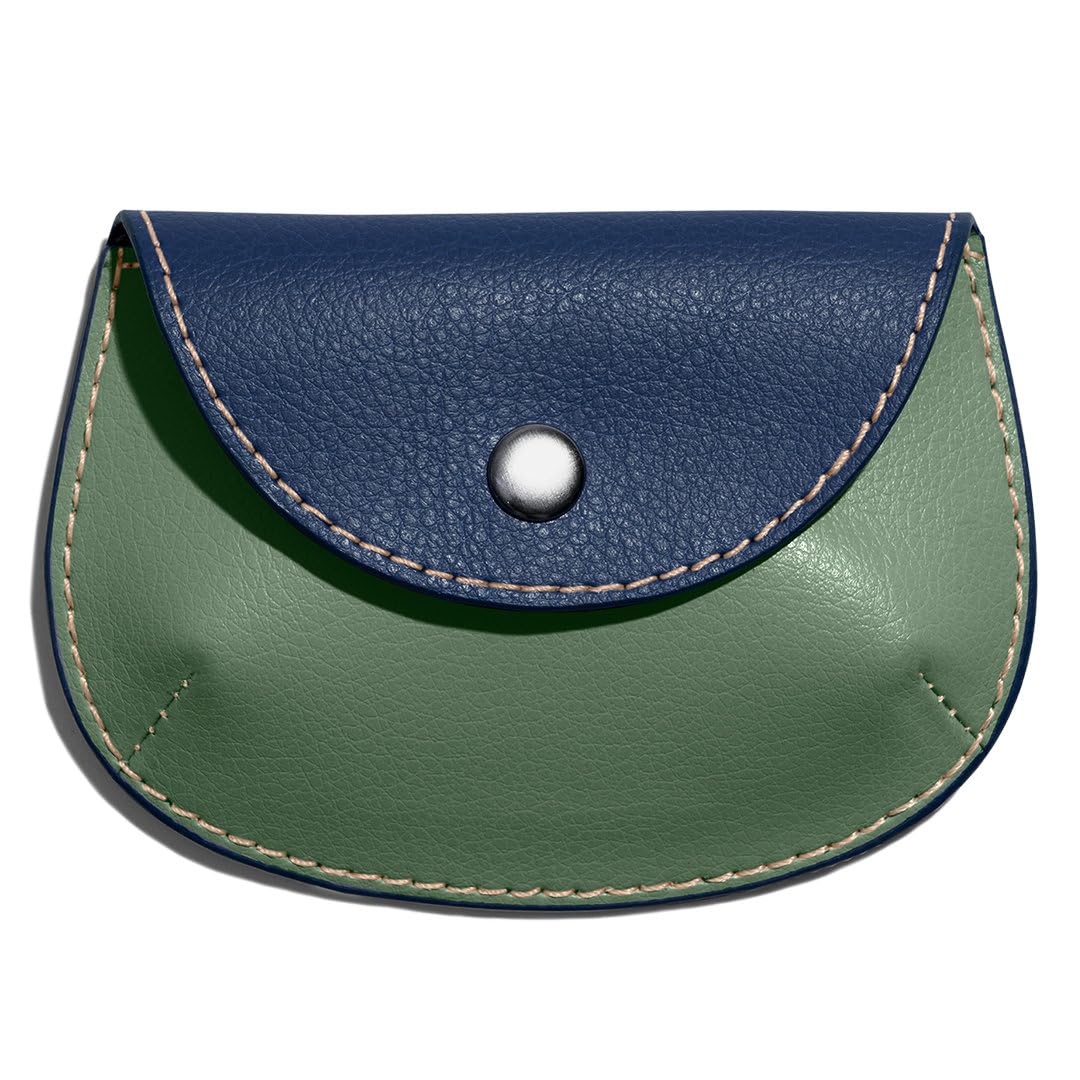 DailyObjects Pellet Cable/Coin Wallet | Multipurpose Faux Leather Wallet/Clip Organiser/Cable Holder/Coin Wallet - Blue