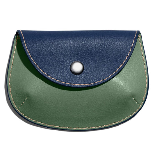 DailyObjects Pellet Cable/Coin Wallet | Multipurpose Faux Leather Wallet/Clip Organiser/Cable Holder/Coin Wallet - Blue