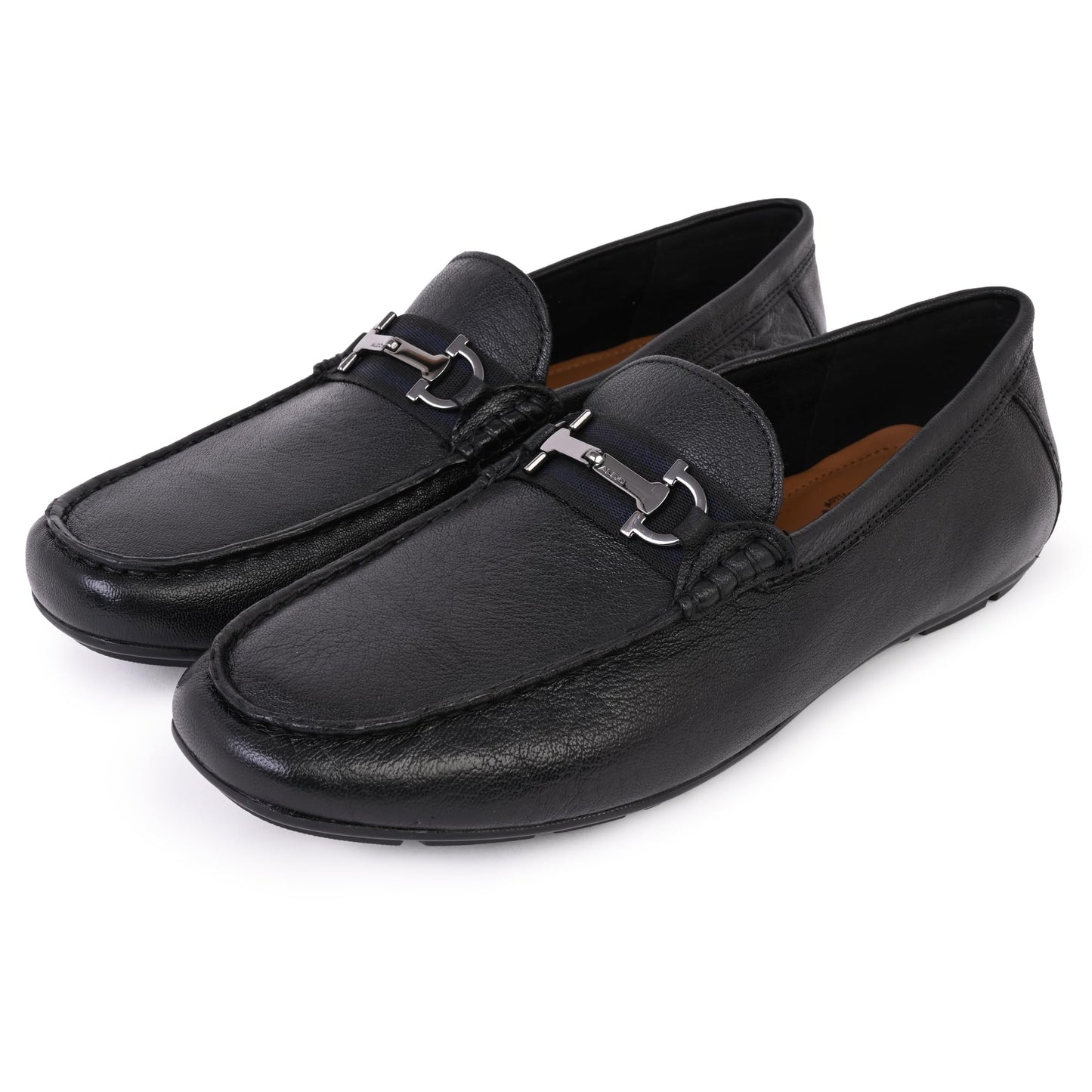 Aldo FANGIOA-IN001 Black Leather Moccasins