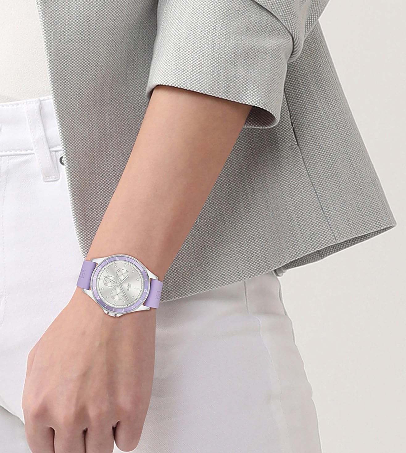 Lacoste Analog White Dial Women's Watch-Swing