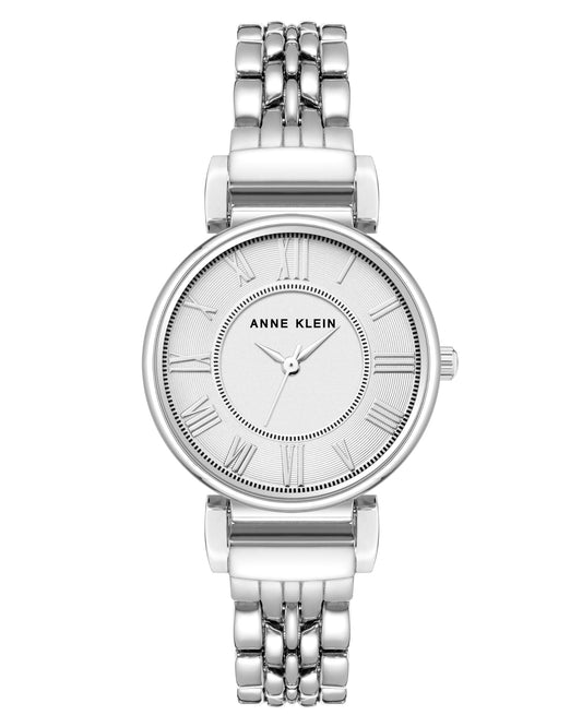 Anne Klein Women's AK/2159SVSV Silver-Tone Bracelet Watch