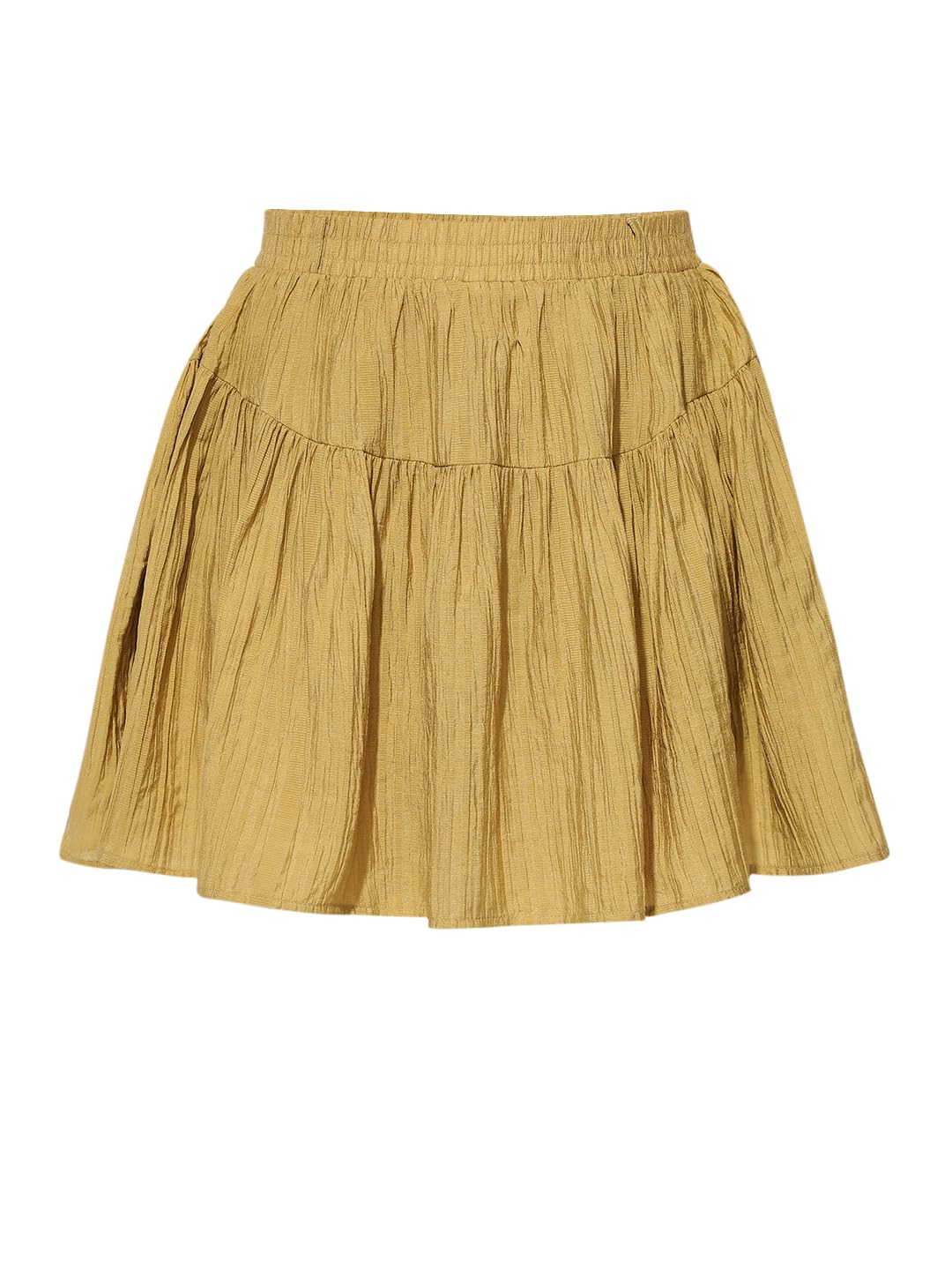 ONLY Flared High-Rise Khaki Skirt