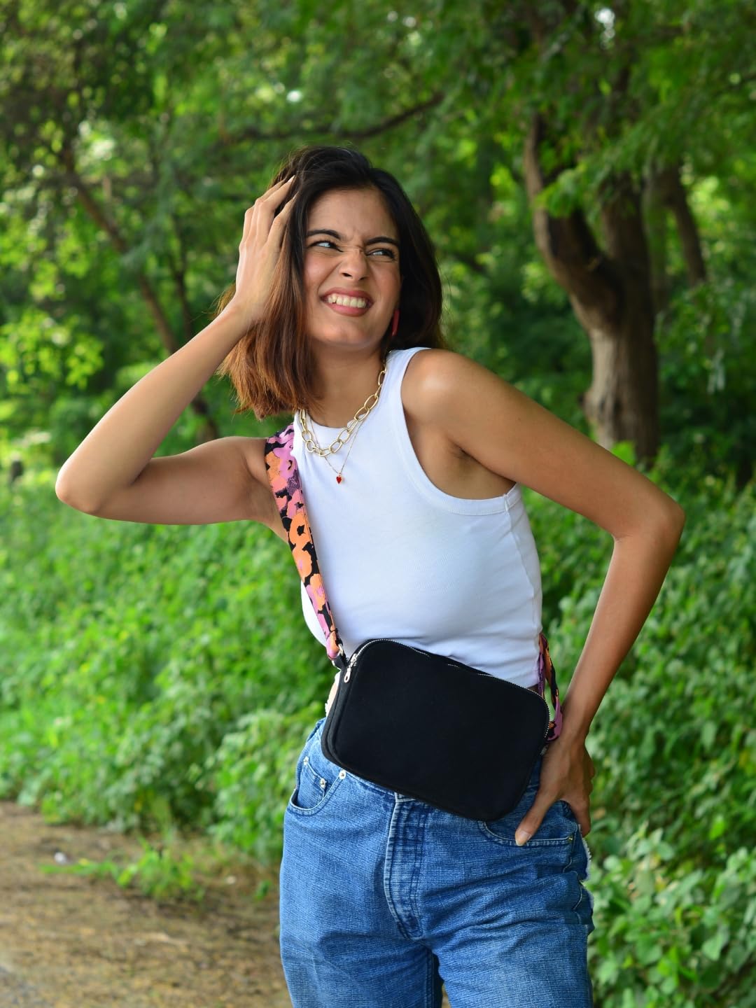 Eco Right Crossbody Box Sling Bags for Women & Men, Side Purse for Women Stylish Latest, Multicolour