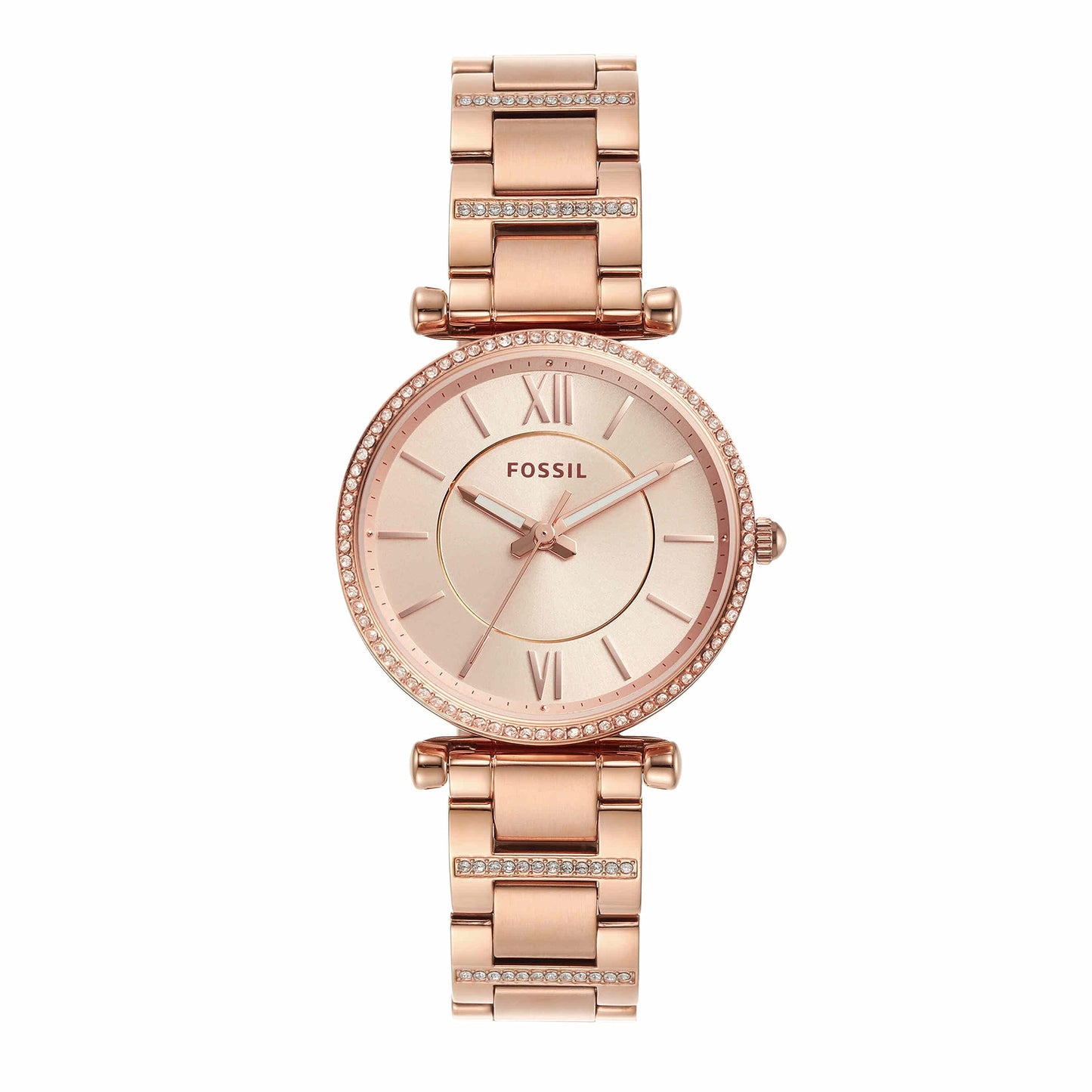 Fossil Analog Rose Gold Dial Women's Watch - ES4301