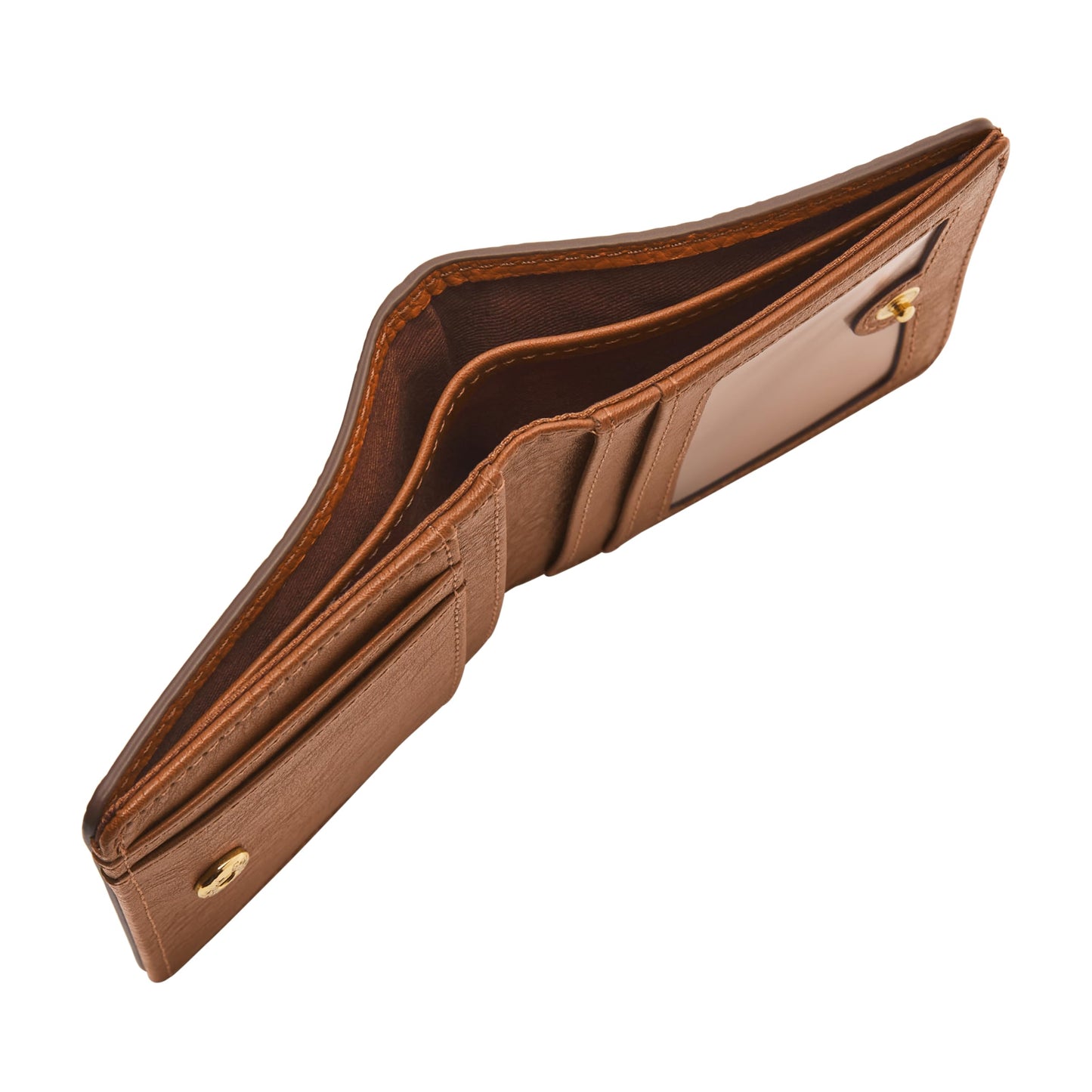 Fossil Women's Leather Logan Brown Wallet Sl7829216