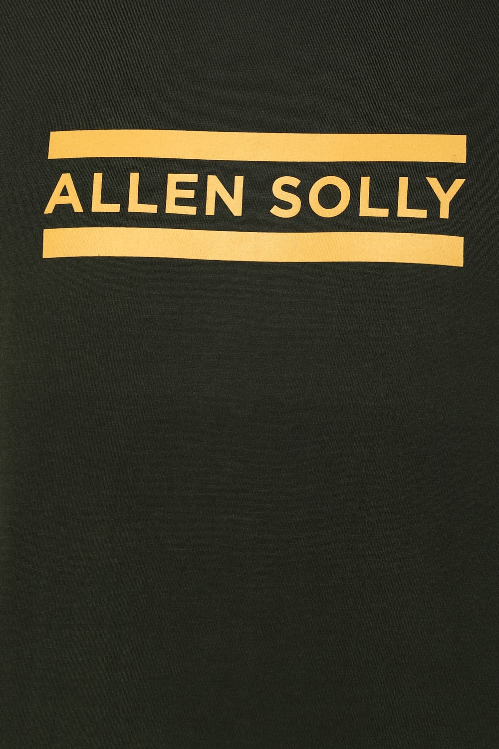 Allen Solly Cotton Men's Solid Regular Fit T-Shirt (ASKCQRGFZ43268_Olive Large)