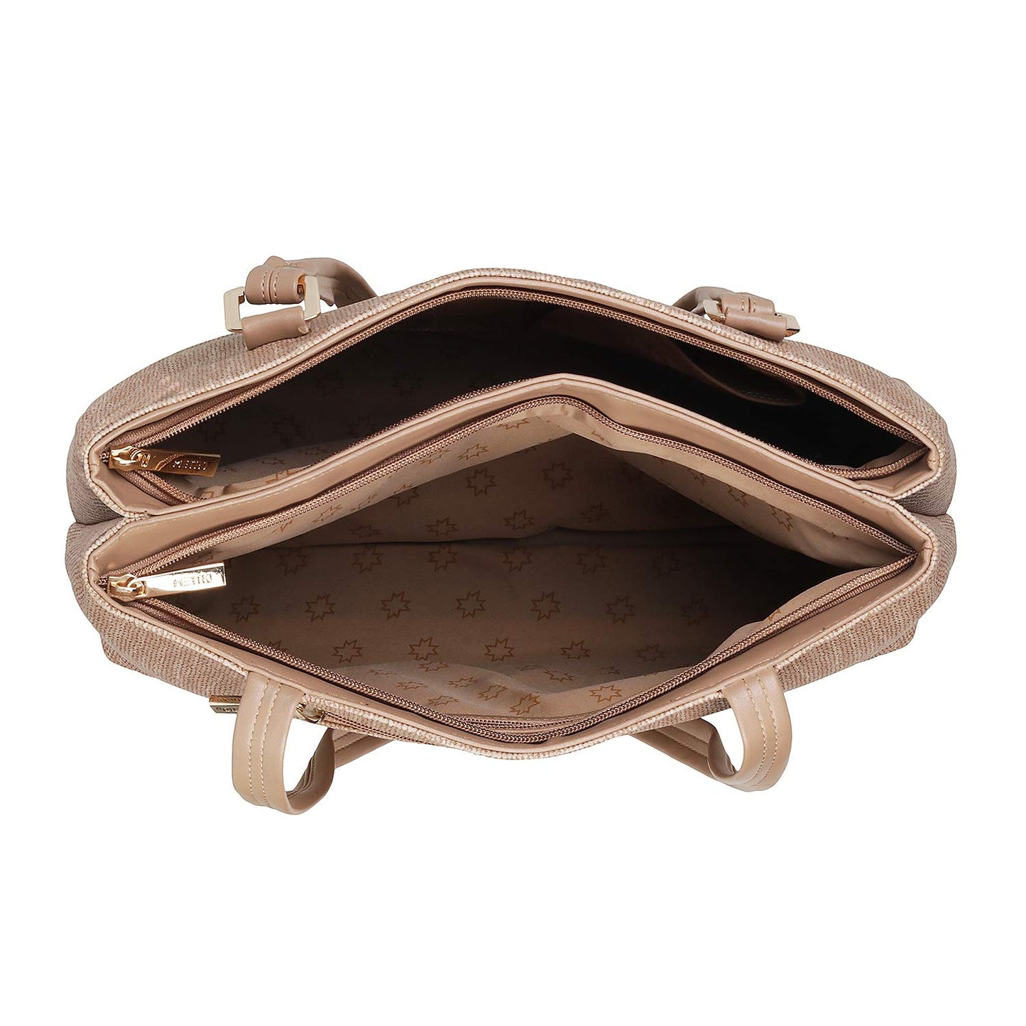 Metro Womens Synthetic Beige Shoulder Bag (One Size)