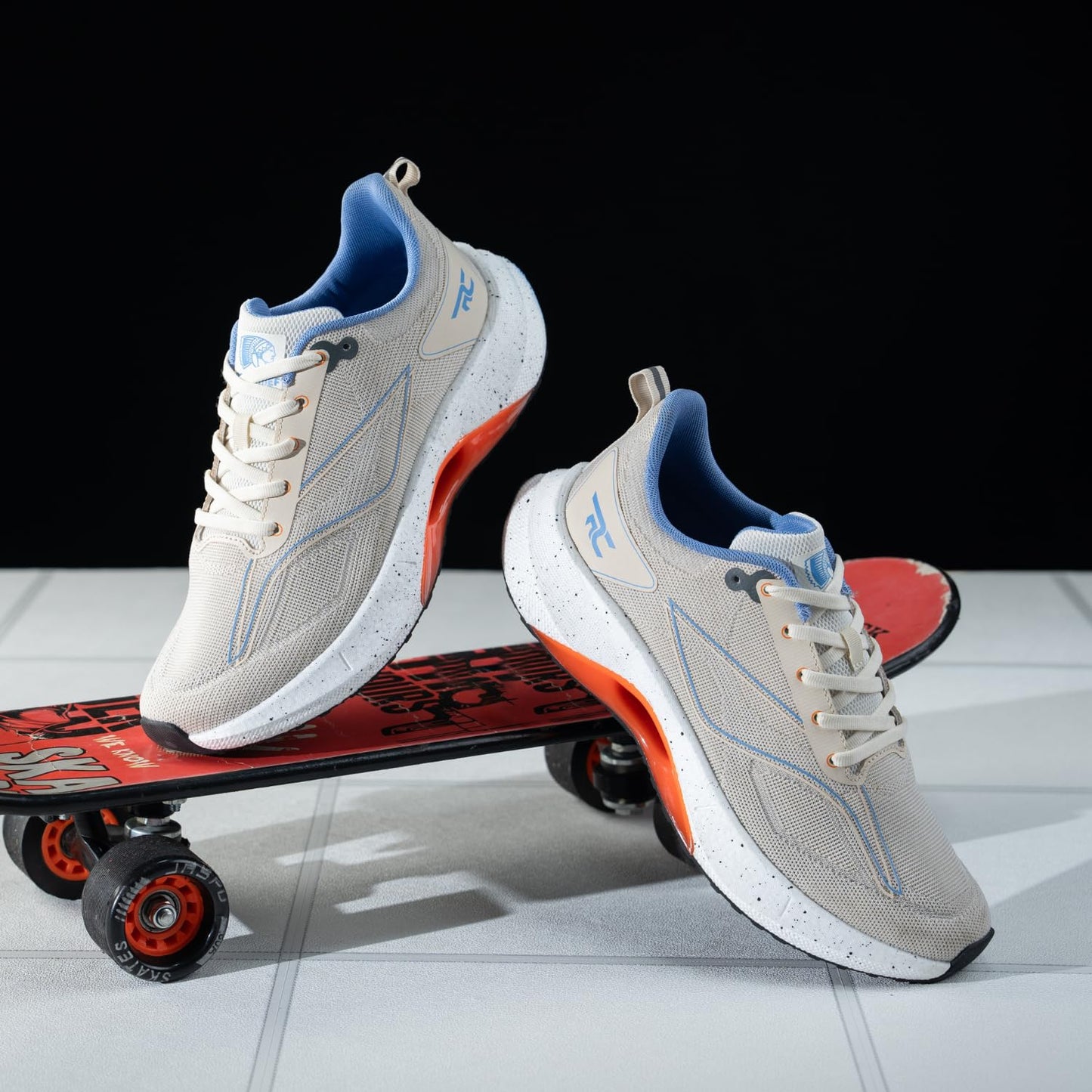 Red Chief Sports Running Shoes for Men & Boys | Stylish Lace-Up Outdoor Shoes | Lightweight Walking-Style Runners | Comfortable Athletic | Grey | Size-6 | R1724 026