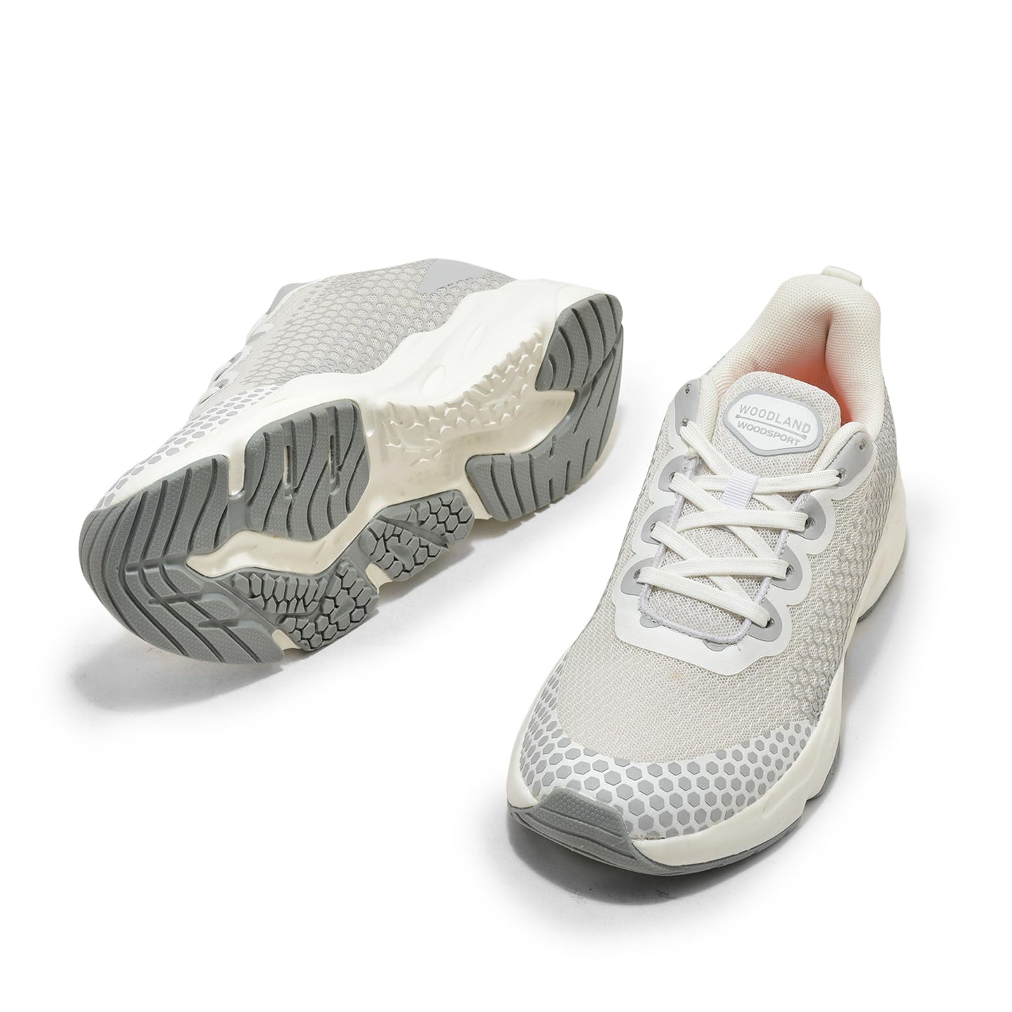 Woodland Men's White MESH Sports Shoes-10 UK (44 EU) (SGC 4710022)