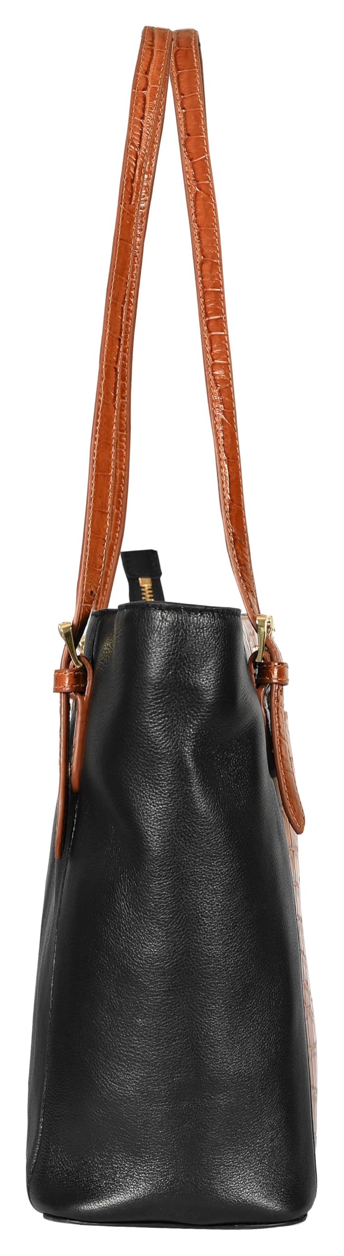 eske Rachel Genuine Leather Tote Bag, 13 inch Laptop Compatible, Cushioned Interior, Multiple Pockets, Adjustable Shoulder Strap