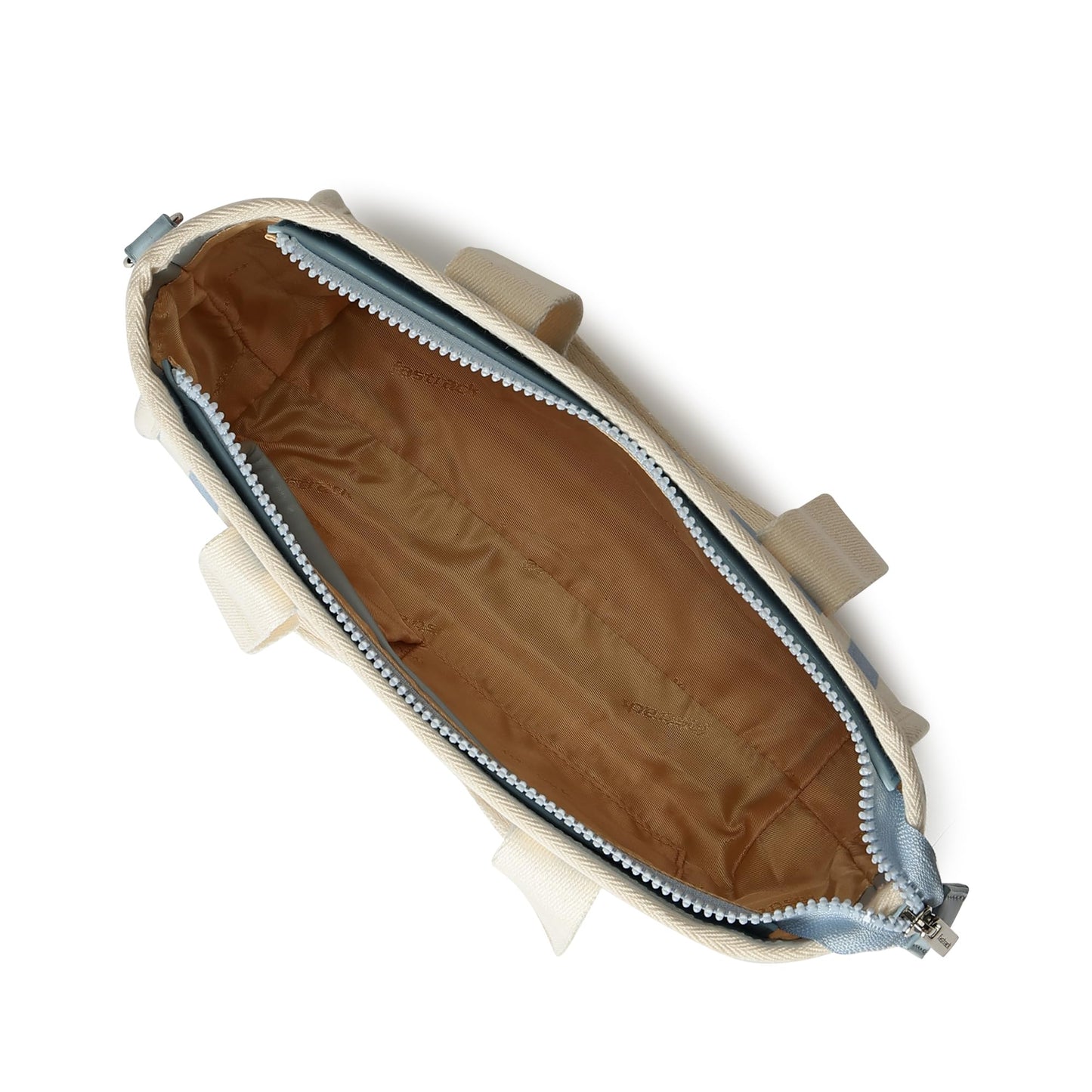 Fastrack Striped Canvas Satchel Bag for Women | Compact Structured Handbag with Zip Closure, Internal Pockets and Detachable Strap | Everyday Crossbody for Work, Errands and Casual Outings