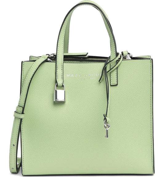 Marc Jacobs Mini Grind Leather Tote, Mint