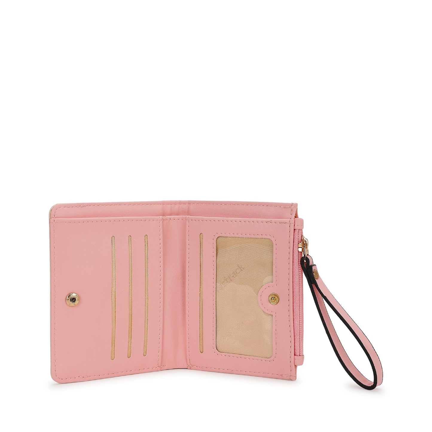 Fastrack Colour Blocked Wallet with Wristlet For Women, Girls and Ladies
