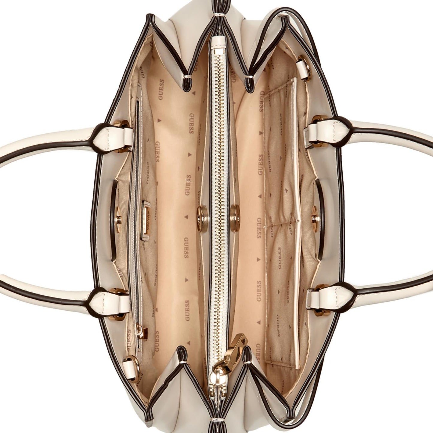 GUESS Bone Solid Polyurethane Lorelei Girlfriend Satchel