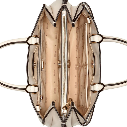 GUESS Bone Solid Polyurethane Lorelei Girlfriend Satchel