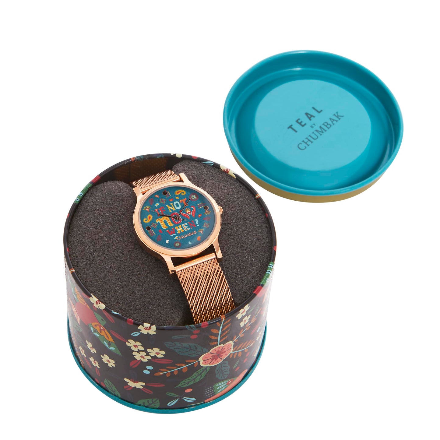 TEAL BY CHUMBAK Round Dial Analog Hand Watch for Women, Gifts for Women/Girls/Ladies, Stylish Fashion Watch for Casual/Work