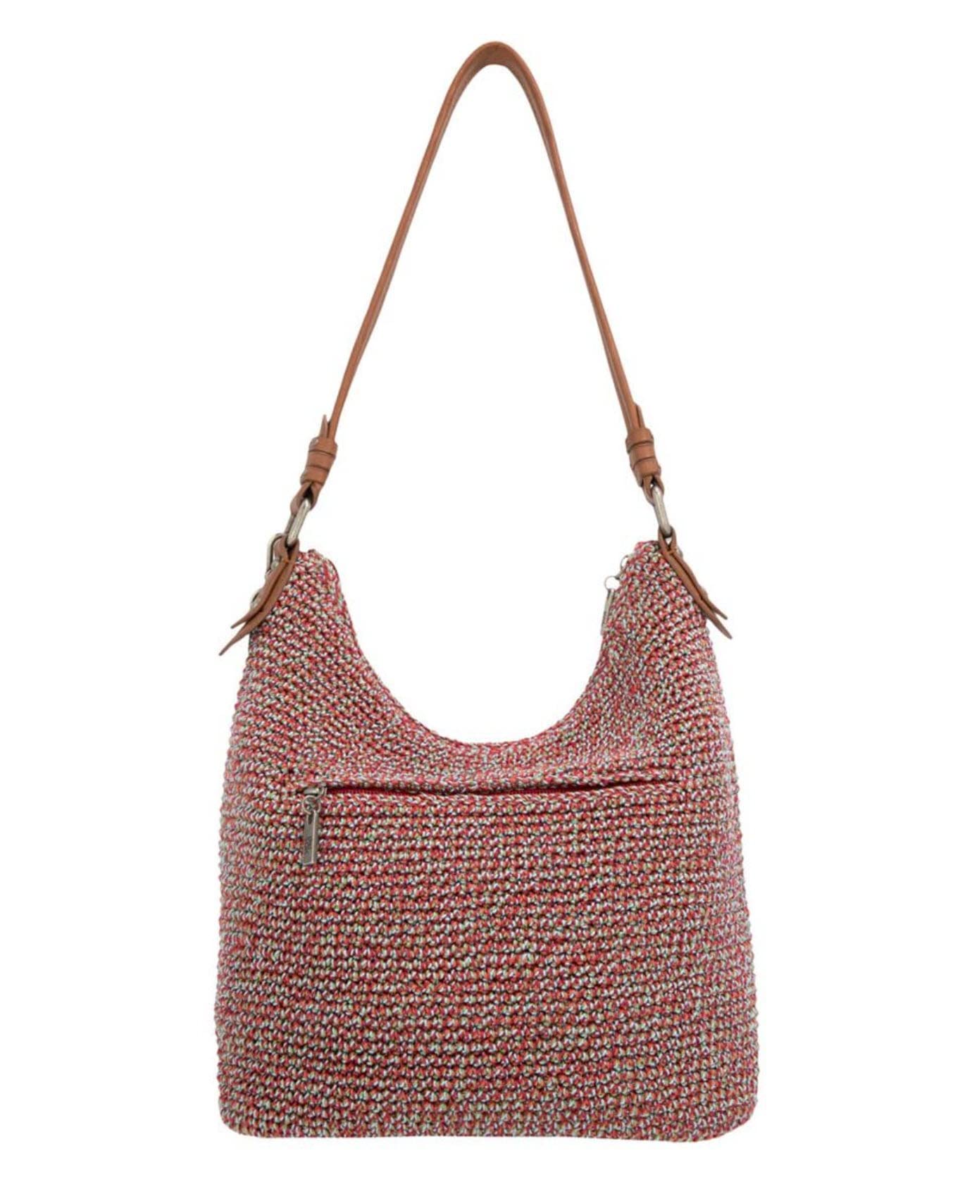 The Sak Sequoia Crochet Hobo, Red Static, Large