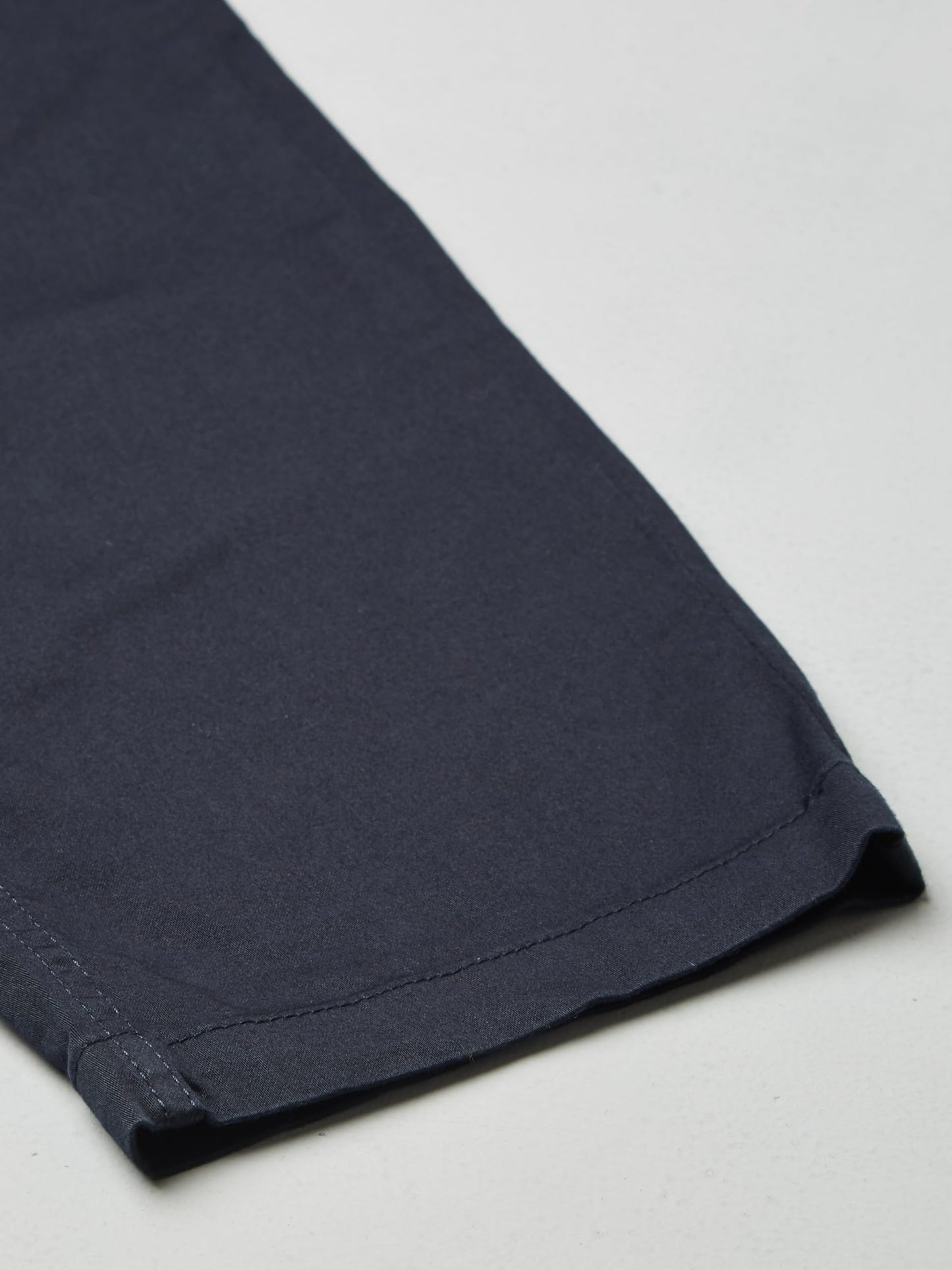 BEEVEE 100% Cotton Solid Navy Fixed Waist Cargo for Mens with Drawstring(FMCR1602NAVY_32)