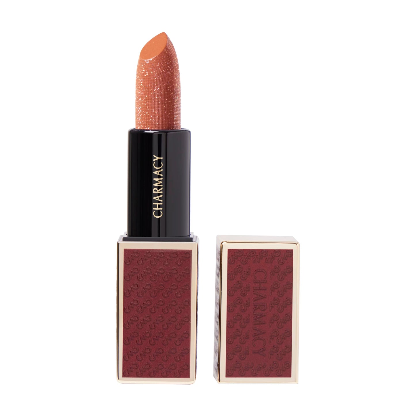 Charmacy Milano Diamond Rush - Amber 77, Creamy & Lightweight Lipstick, Long-Lasting Lipstick, Luxe Shimmer & Matt Finish, 3.8 Gms