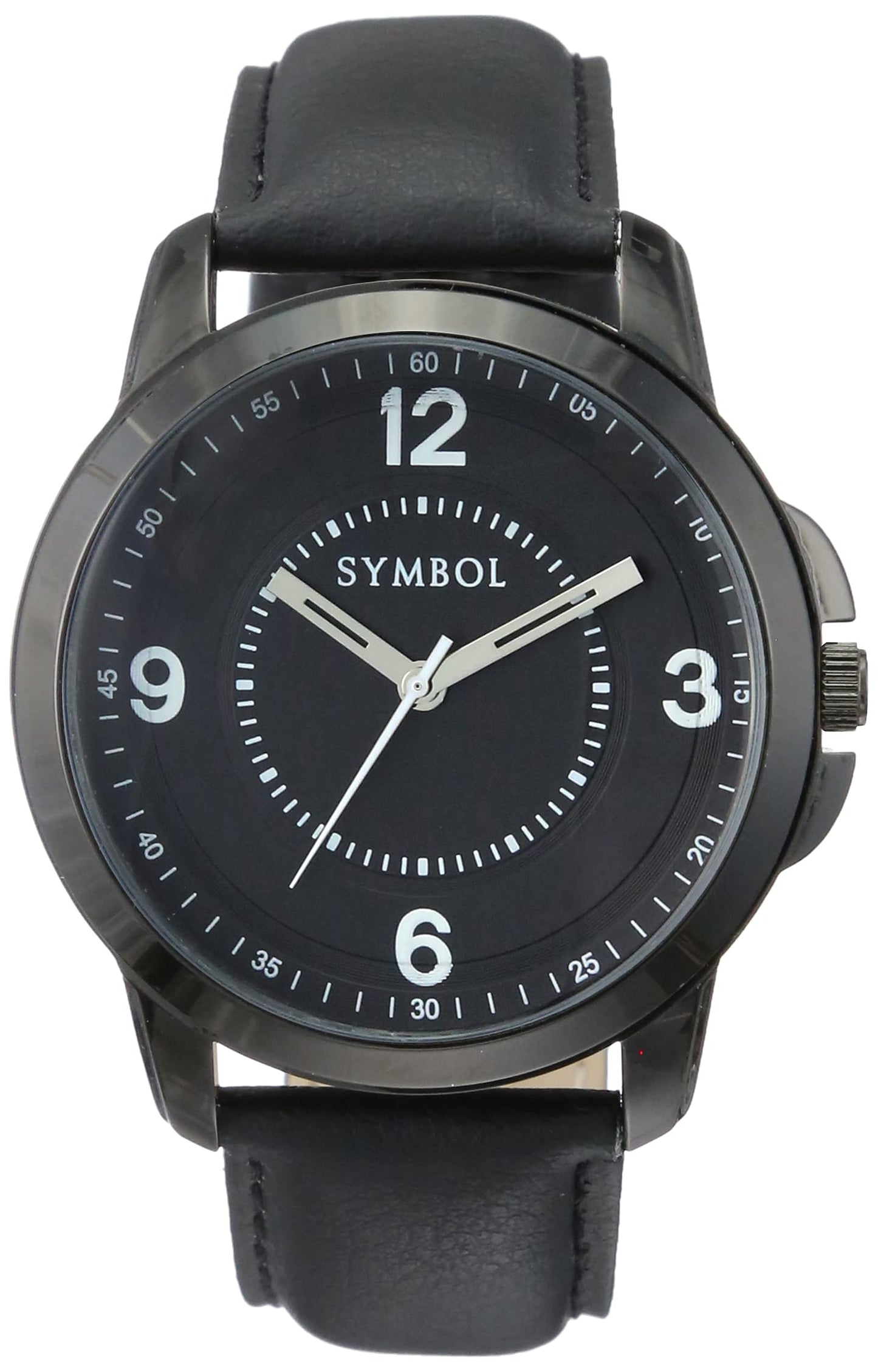 Amazon Brand - Symbol Spring-Summer'21 Analog Black Dial Men's Watch - AZ-SYM-SS21B-23C