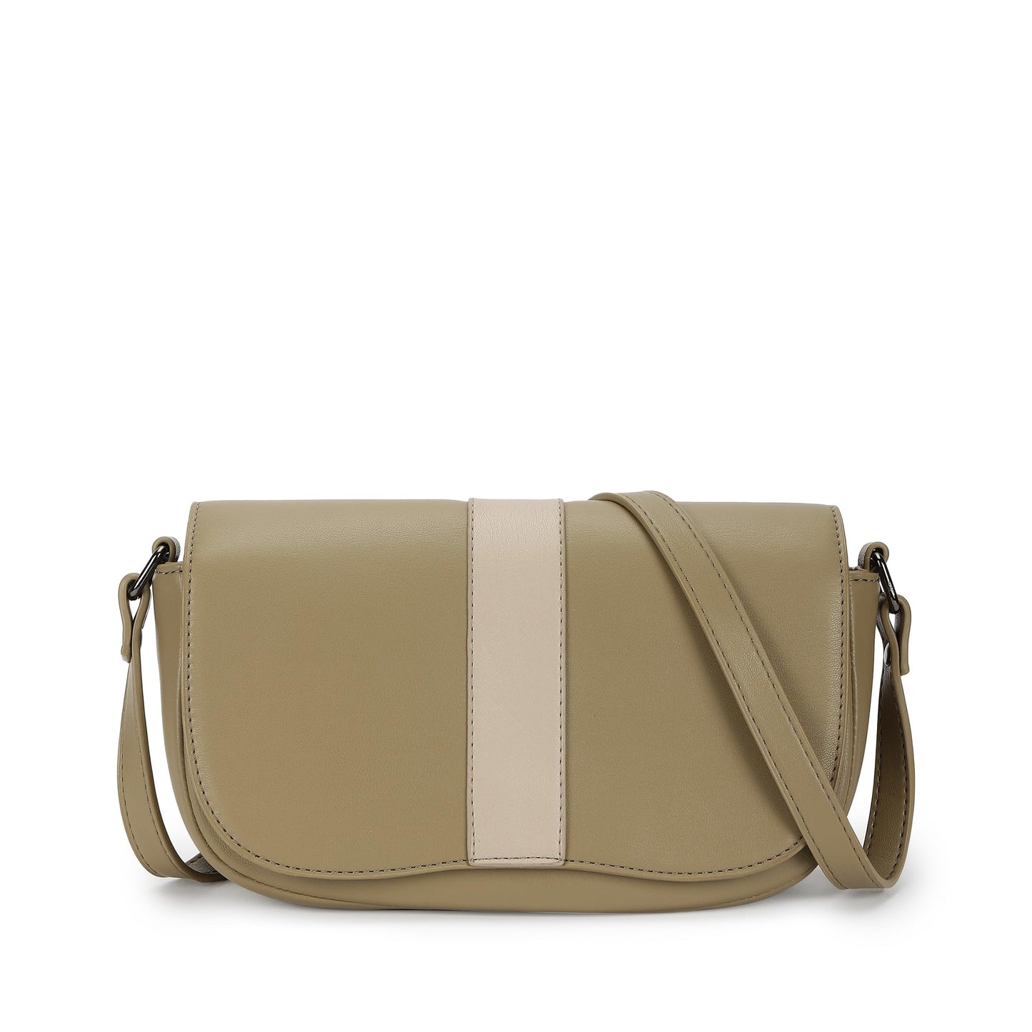 Fastrack On the Go Sling Bag for Women| Compact Crossbody with Magnetic Closure Flap, Adjustable Strap & Internal Zipper Pocket | Trendy Everyday Sling Bag for Women