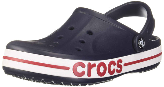 crocs unisex-adult Bayaband Clog NAVY/PEPPER Clog - 8 UK Men/ 9 UK Women (M9W11) (205089-4CC)
