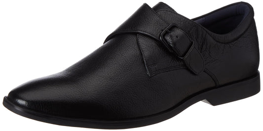 Hush Puppies Men's Aaron Monk E 23 Formal (8556000_Black_8 UK)