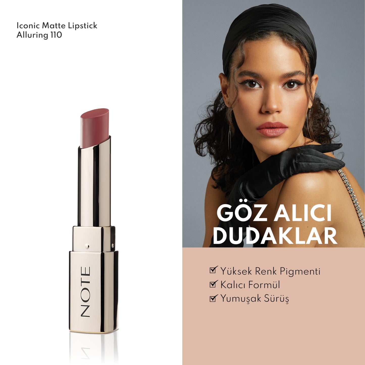 Note Cosmetique Lipstick 110 Alluring (Matte)