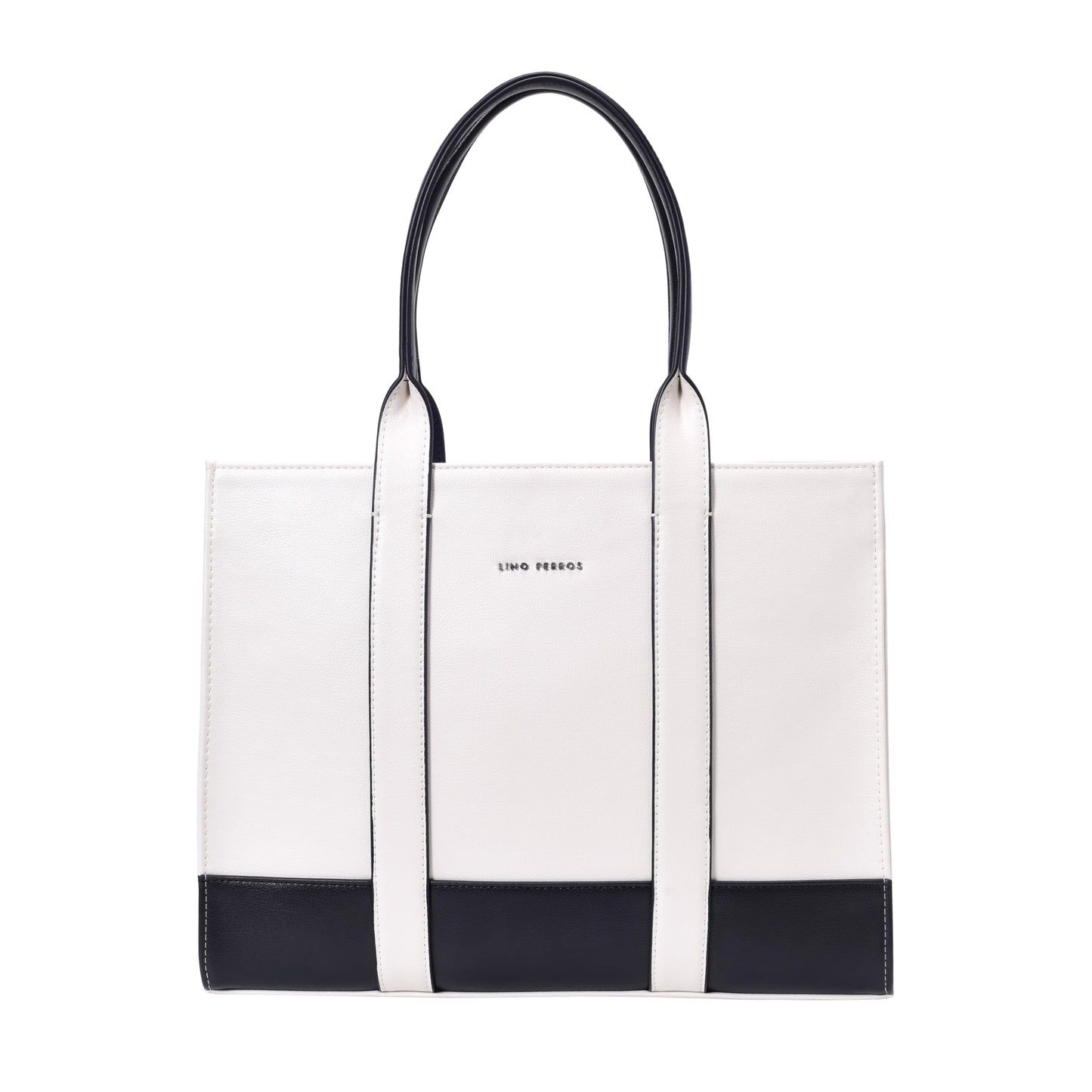 Lino Perros Color-blocked Commuter Tote bag