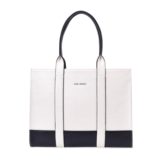 Lino Perros Color-blocked Commuter Tote bag