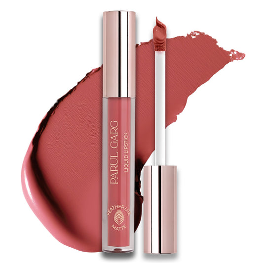 Parul Garg Beauty Featherlite Matte Liquid Lipstick | High-Pigment, Long-Wear & Non-Drying | Lightweight & Transfer-Proof | 100% Vegan & Clean Beauty (Passion, 2.5 ml)